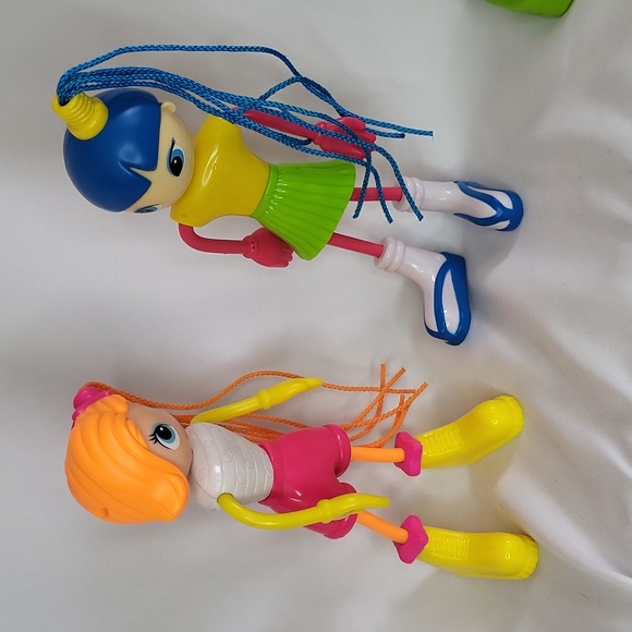 Betty Spaghetti Happy Meal Toys 2 Dolls Asian Tactile Neon Fun - Picture 1 of 12